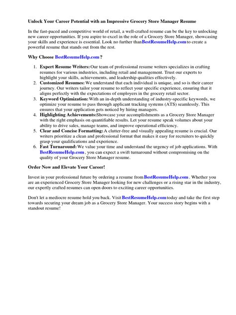 Image result for Commissarry Grogery Manager Resume Examples