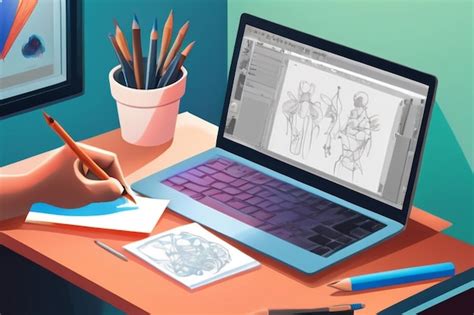 Toradh íomhá ar Technology Art Drawing Computer