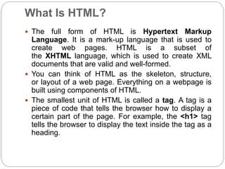 Image result for HTML Full Form Meaning