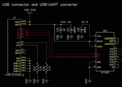 Image result for USB Type a Schematic