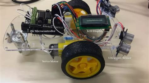 Toradh íomhá ar Obstacle Sensor Working Using Ultrasonic