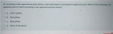 Image result for Opponent Process System