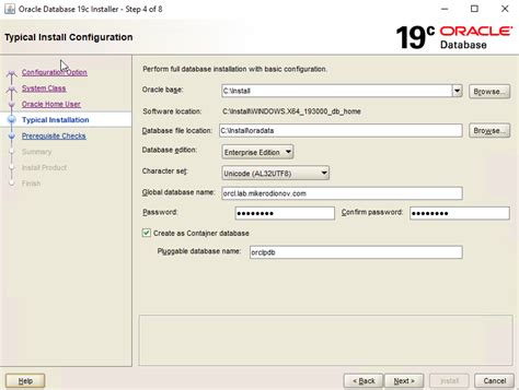 Toradh íomhá ar Oracle Server Installation