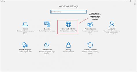 Image result for Network and Internet Settings Windows 7