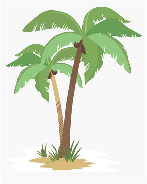 Toradh íomhá ar Coconut Tree Character Animation