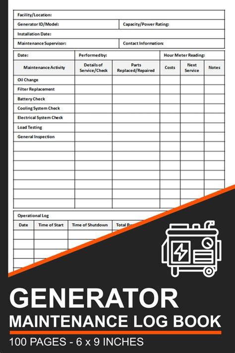 Image result for Sample Diesel Generator Service Log