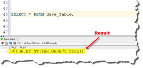 Image result for Oracle Query Results as Nested Object