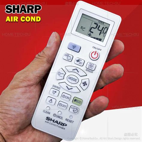 Image result for Sharp Air Conditioning Remote Control