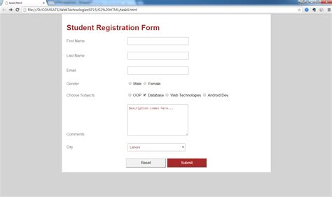 Image result for Add Student Form UI