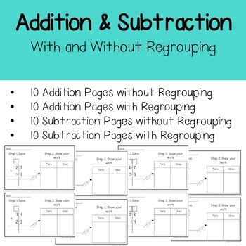 Image result for Printable Formal Algorithm Subtraction and Addition Practice
