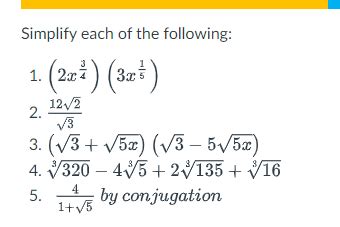 Toradh íomhá ar Examples of Radical Numbers