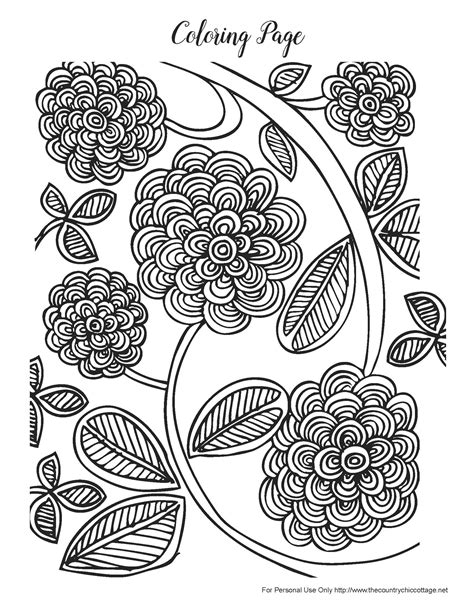 Image result for Adult Spring Coloring