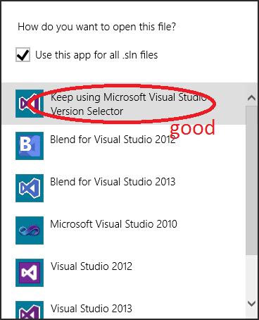 Visual Studio SLN File Opening に対する画像結果