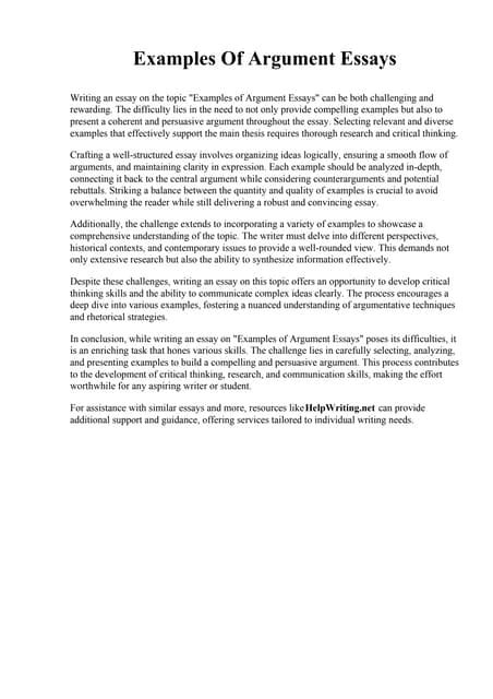 Good Argumentative Essay Examples に対する画像結果