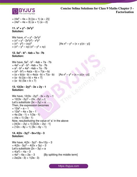 Afbeeldingsresultaten voor Class 8th Question On Factorisation PDF