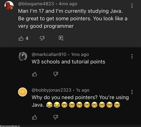 Toradh íomhá ar Java Tutorial Meme