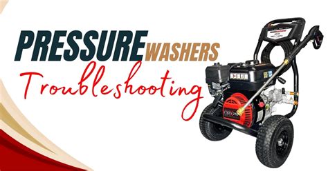 Image result for Power Washer Troubleshooting