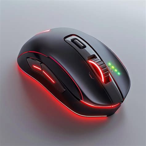 Image result for Red LED Wireless Mouse NEC