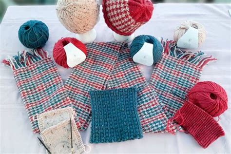 Image result for Two-Color Knitting Fade