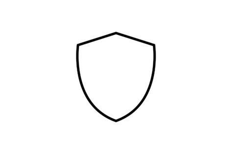 Image result for Shield Line Drawing