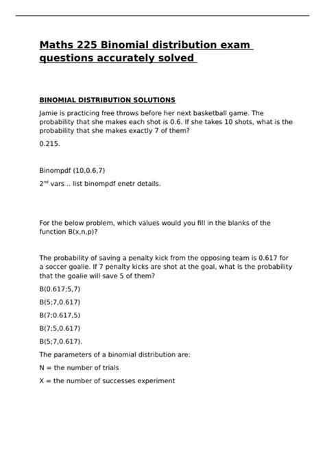 Image result for Solved Questions Binomial Probability