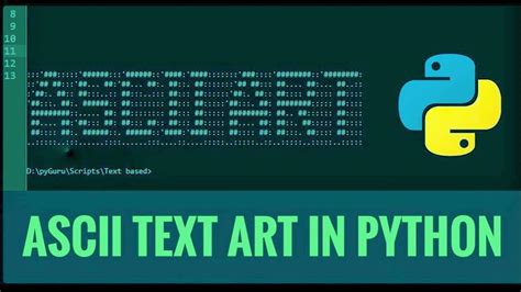 Image result for ASCII-art Python TXT