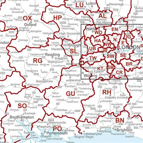 Image result for Postcode Map UK Free