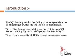 Toradh íomhá ar LDF Lost SQL Server