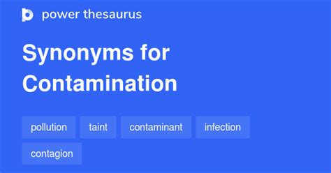 Afbeeldingsresultaten voor Contamination Synonyms