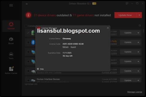 Driver Booster Pro Key Free に対する画像結果