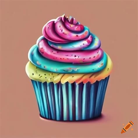 How To Draw A Realistic Cupcake