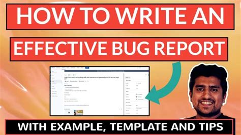 Image result for Bug Report Example