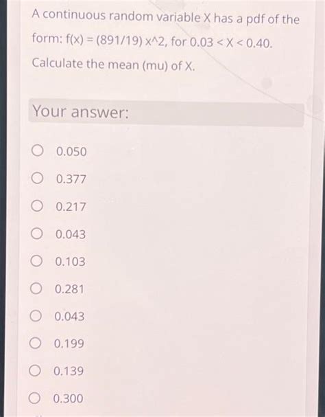 Image result for PDF of Continuous Random Variable Formula