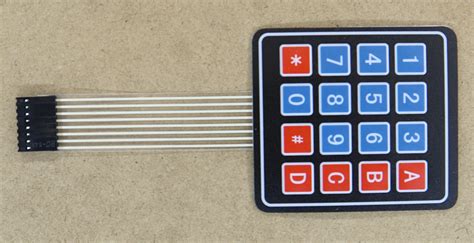 4x4 Matrix Keypad Project に対する画像結果