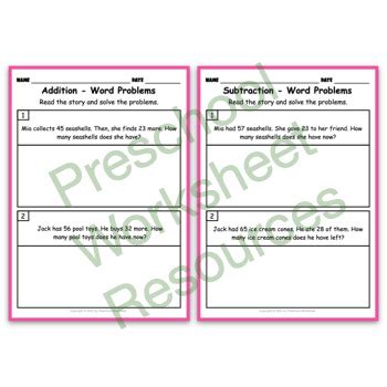 Mental Math Addition 2-Digit Word Problems に対する画像結果