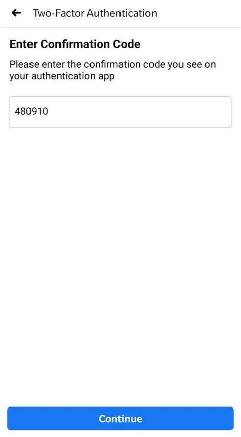 Image result for Facebook Confirmation Code Text