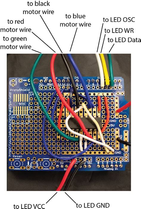 Toradh íomhá ar LED Microscope Light Wiring Diagram