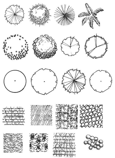 Image result for Tree Symbol Landscape Drawing