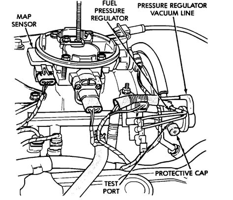 Toradh íomhá ar Fuel Pressure Regulator Location