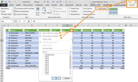 Image result for How to Create Sort Columns in Excel