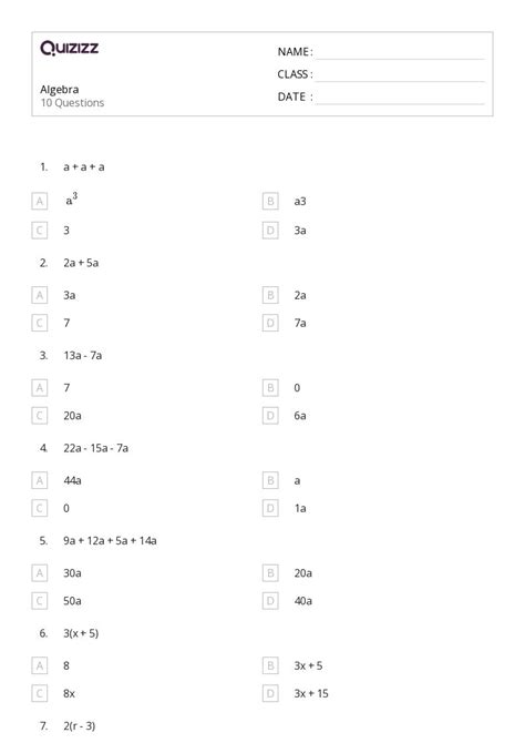Afbeeldingsresultaten voor Year 6 Algebra Explained