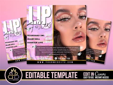 Image result for Botox and Lip Flip Flyer