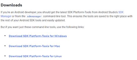 Image result for Installing ADB SDK Tools Windows