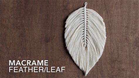 Toradh íomhá ar Macrame Leaf Tutorial Printable Instructions