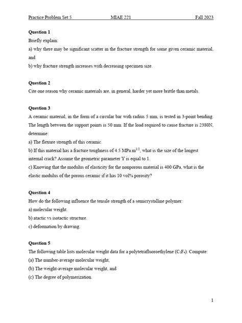 Additional Practice Problem Set Answers に対する画像結果