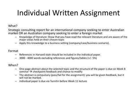 Image result for Written Assignment Example