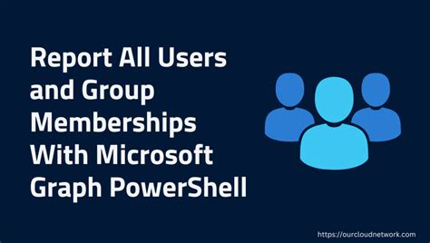 Image result for Application Members Group and User PowerShell Graph