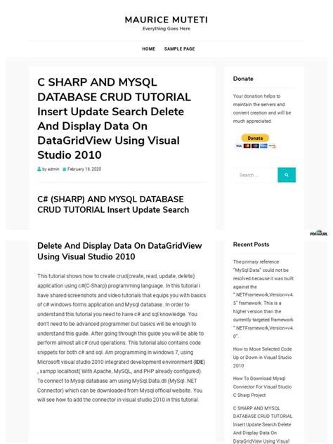 Image result for Update Query in C Sharp