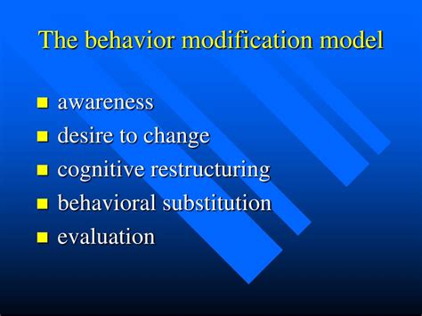 Toradh íomhá ar Behavior Modification Model