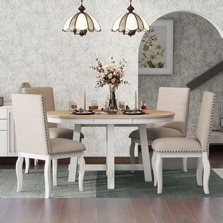 Afbeeldingsresultaten voor Round Extendable Dining Table